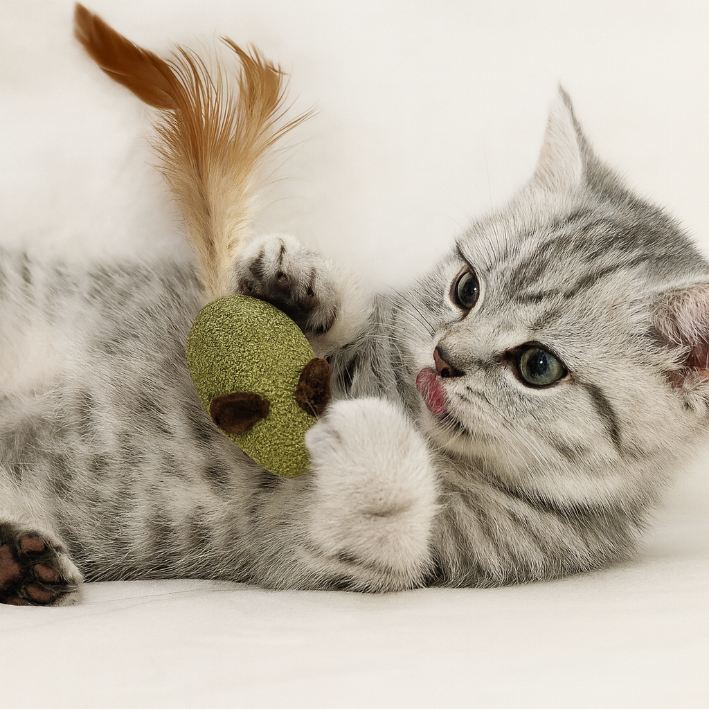 Catnip Feather Mouse