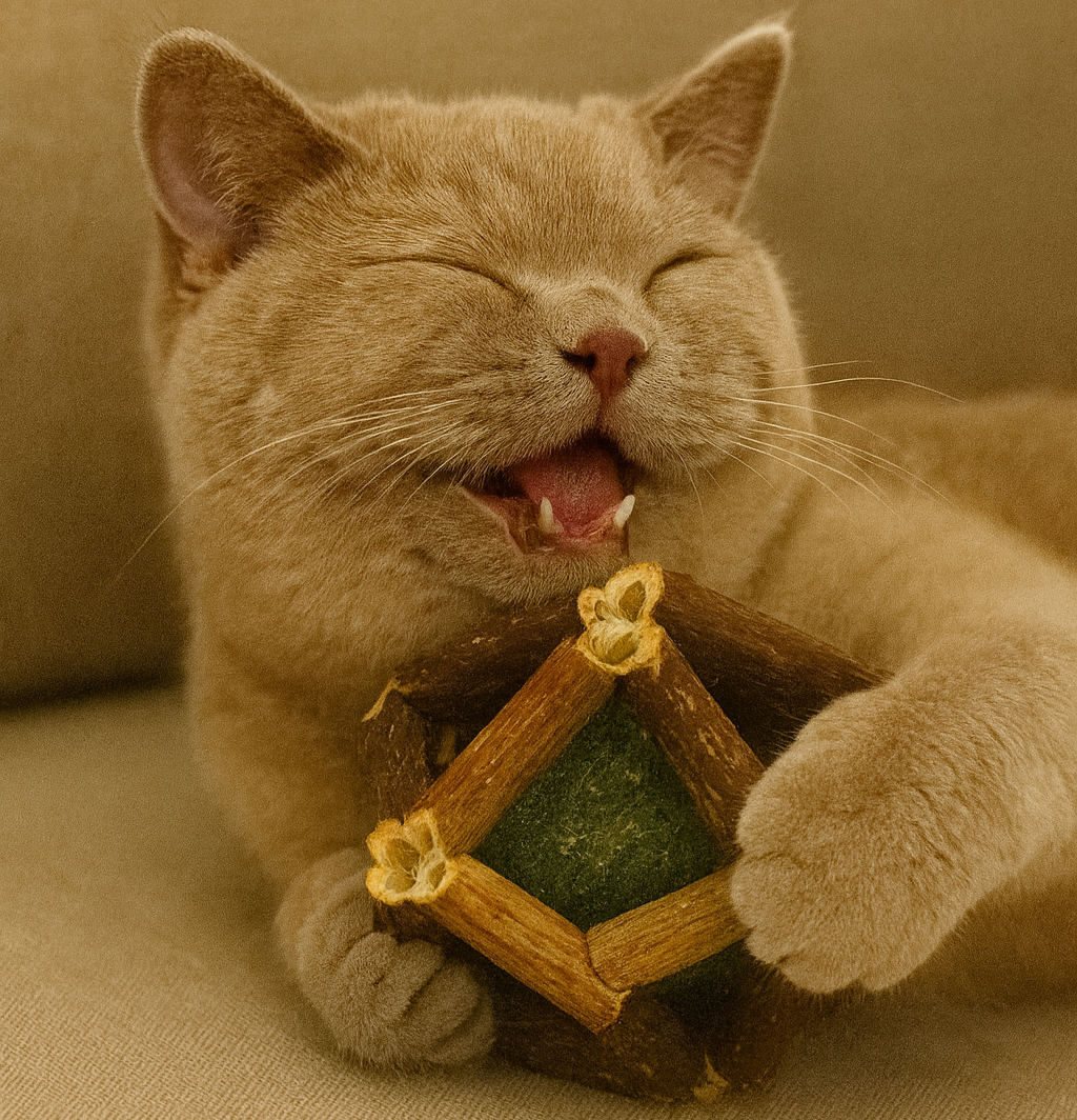 Catnip & Silvervine Play Ball