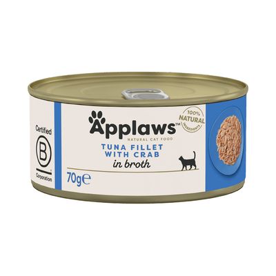 Applaws Tuna Fillet with Crab 70g