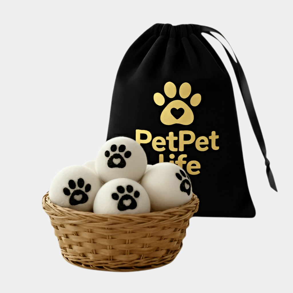 PawPrint Wool Cat Balls (Set of 5)