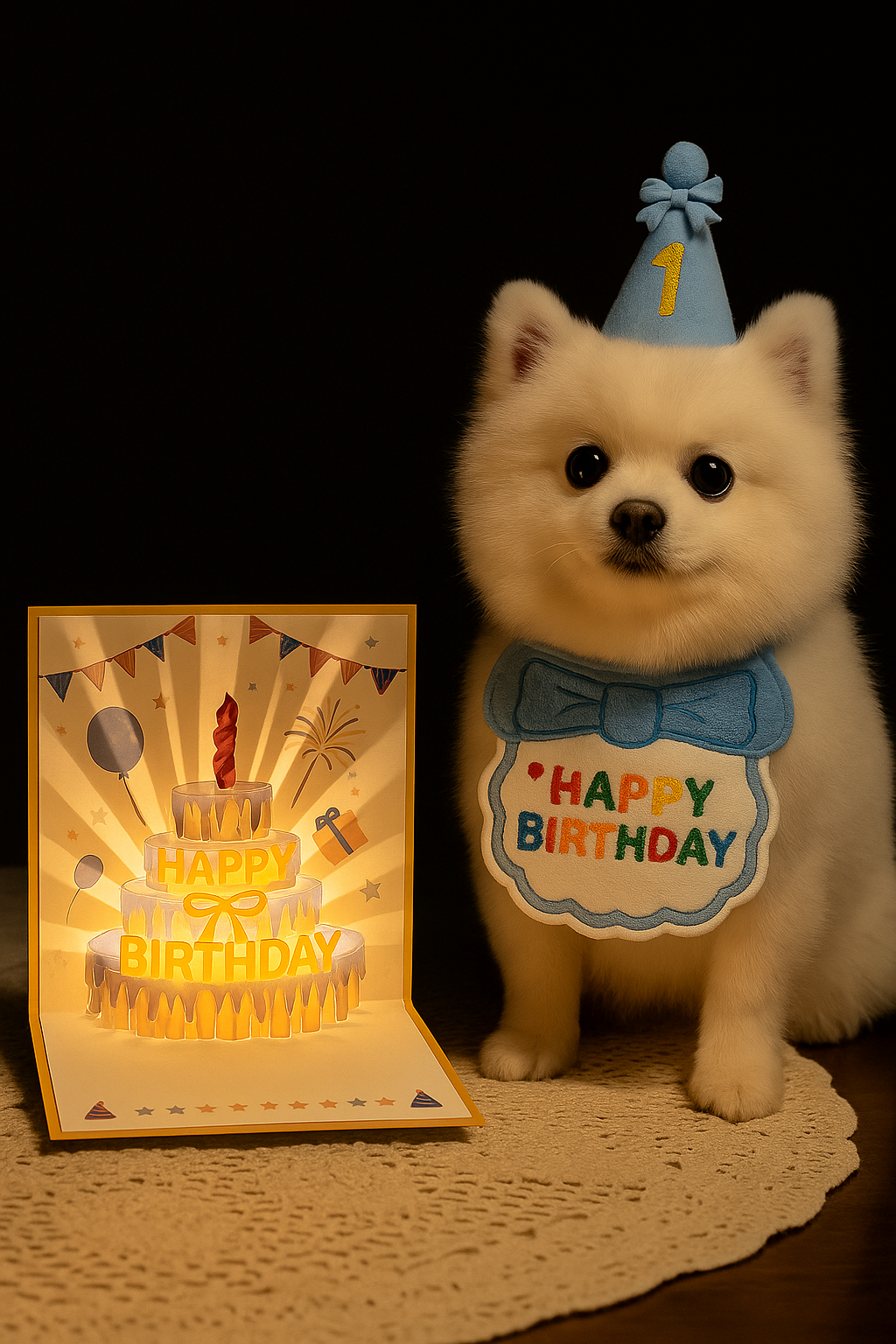 Elegant 3D Celebration Card