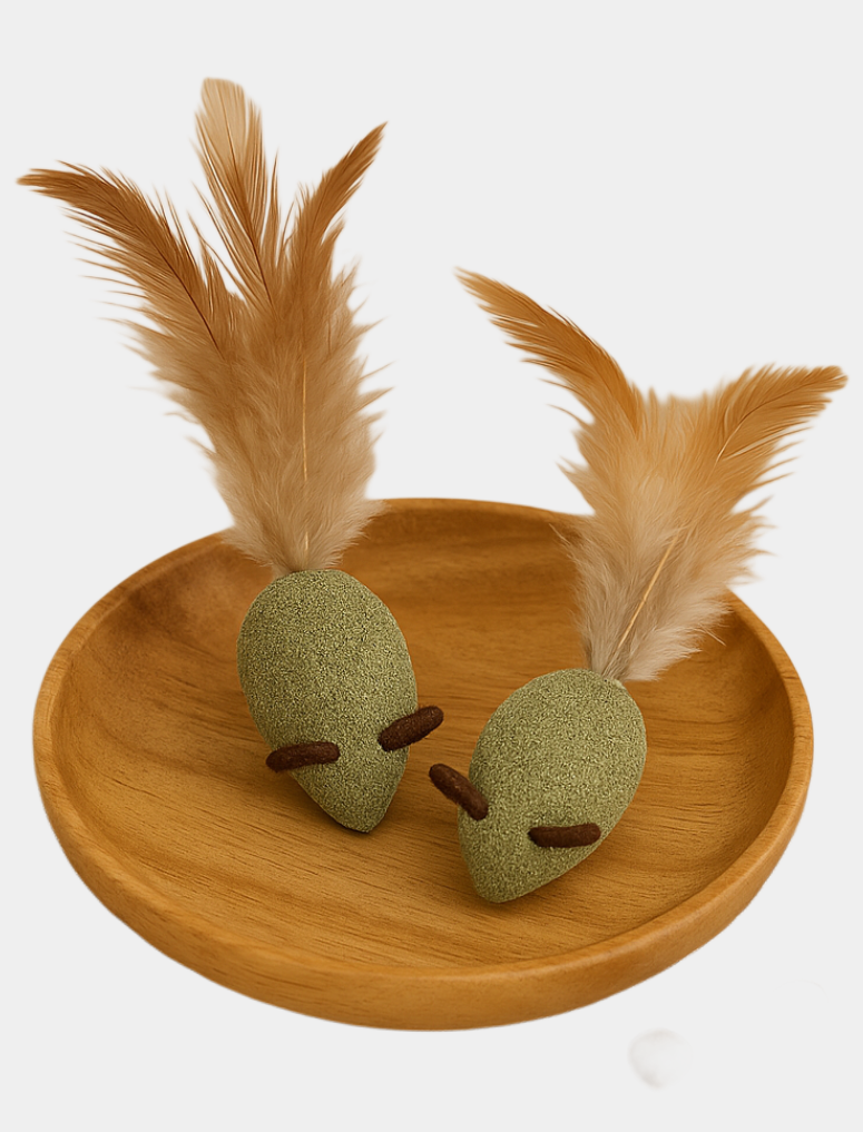 Catnip Feather Mouse