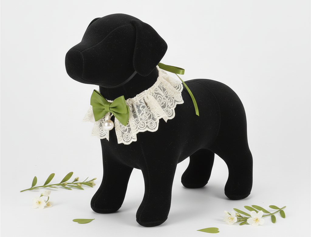 Pearl Ribbon Collar