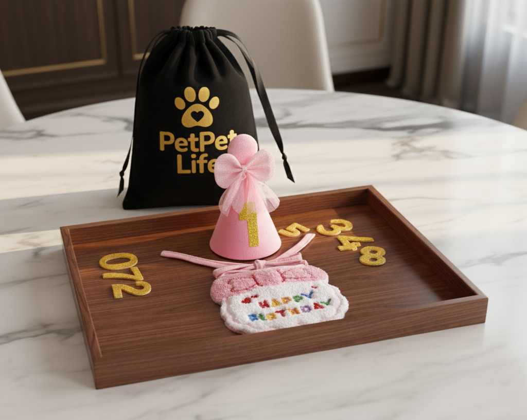 Pet Birthday Outfit Set