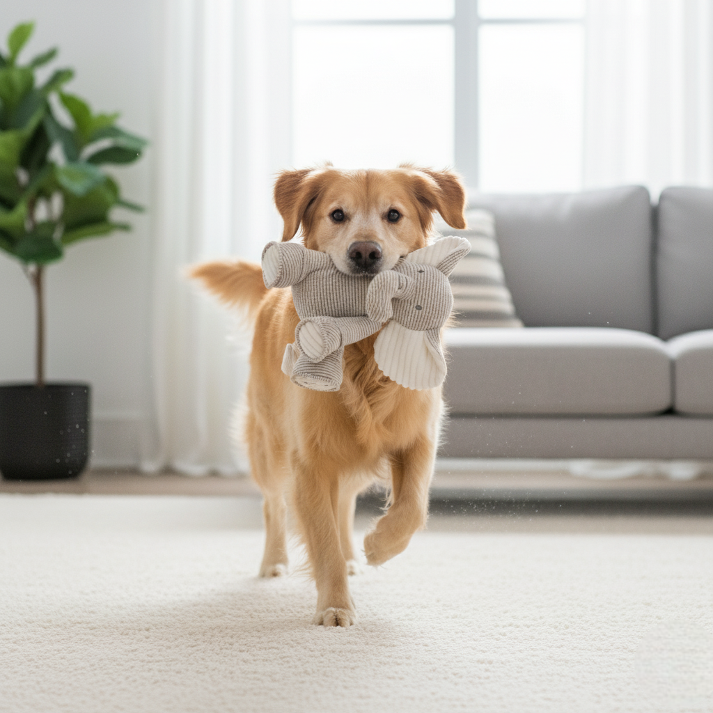PETLondon - My Sensory Elephant Plush Dog Toy