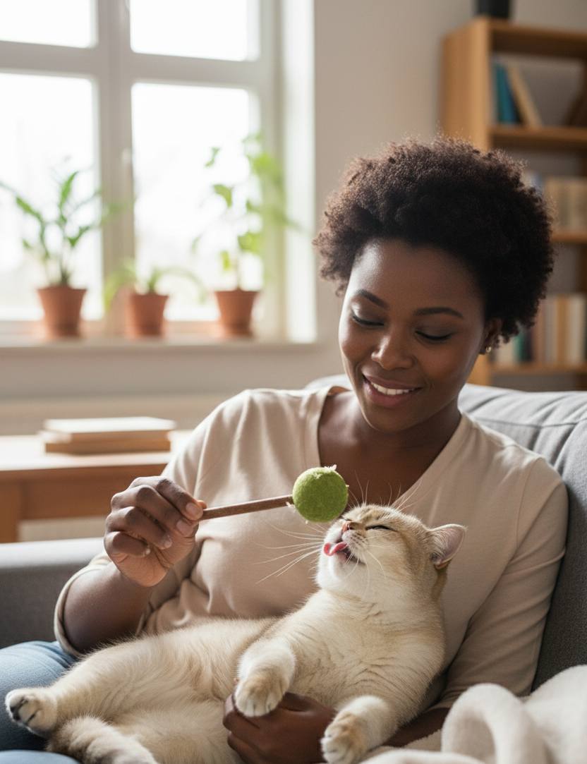Catnip Lollipop Chew Stick