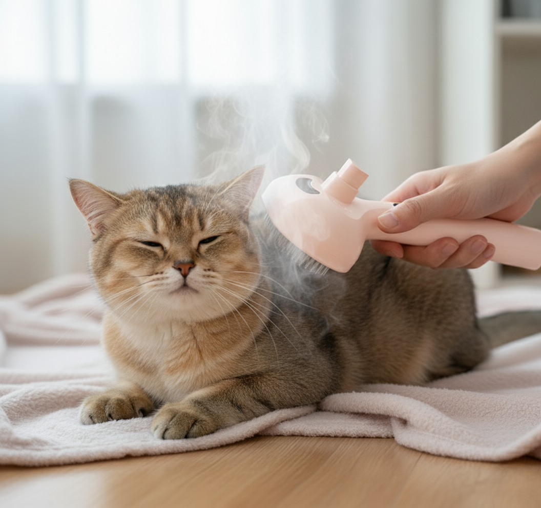 Pet Grooming Spray Brush