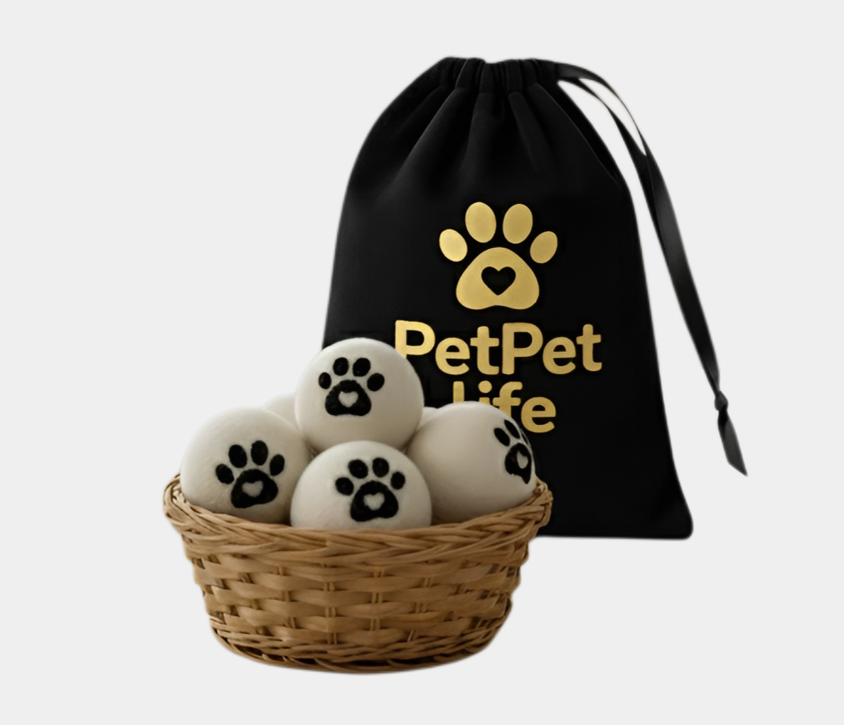 🐾 Playtime Bundle – PawPrint Wool Cat Balls + Catnip Spray (5% OFF) 🎉