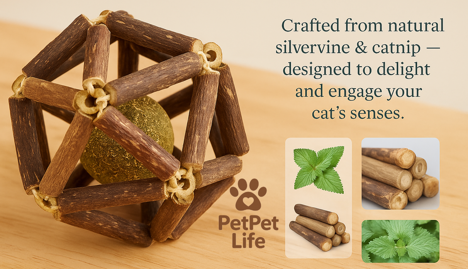 Catnip & Silvervine Play Ball