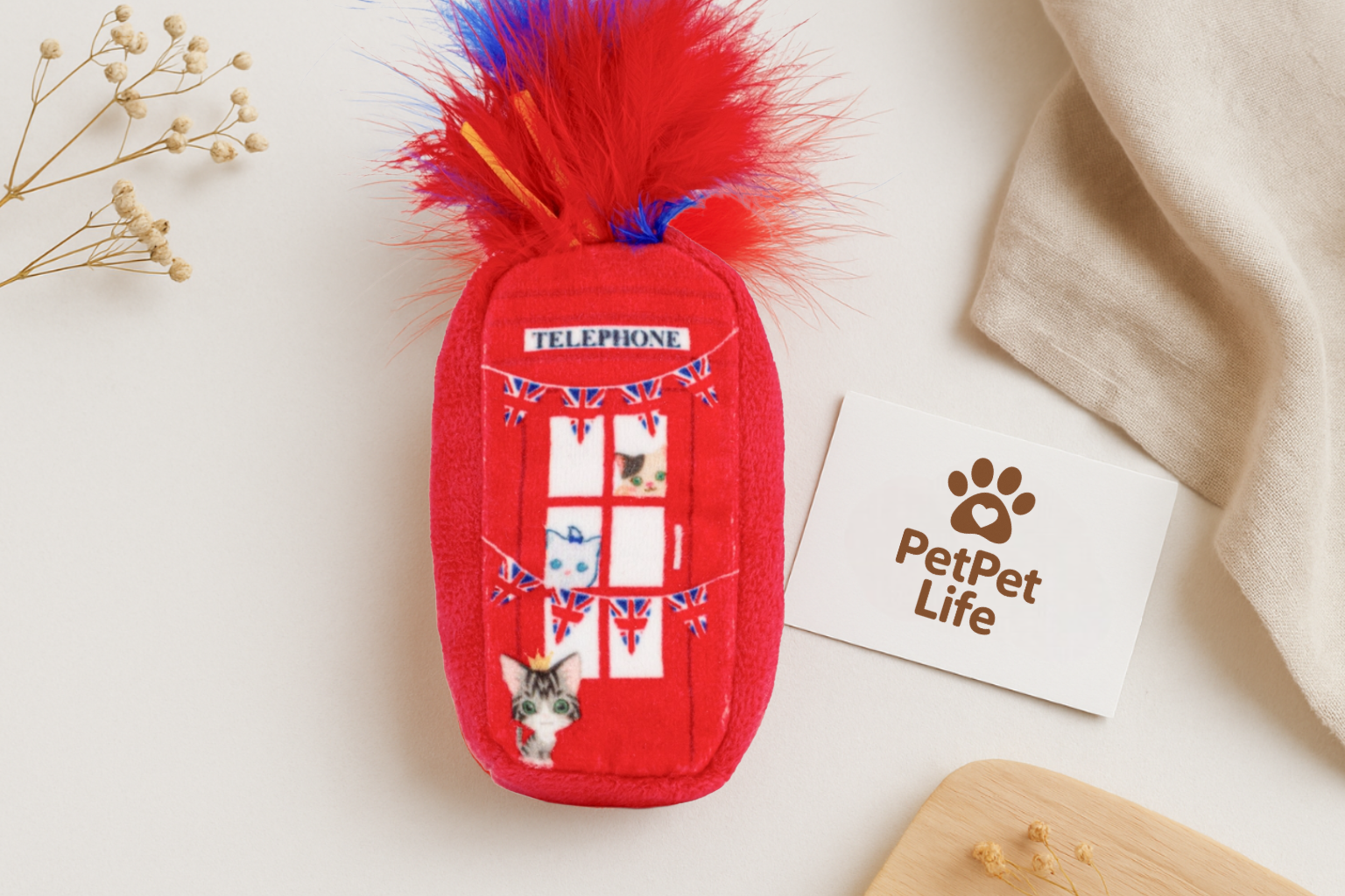 PetLondon - British Red Telephone Box Cat Toy