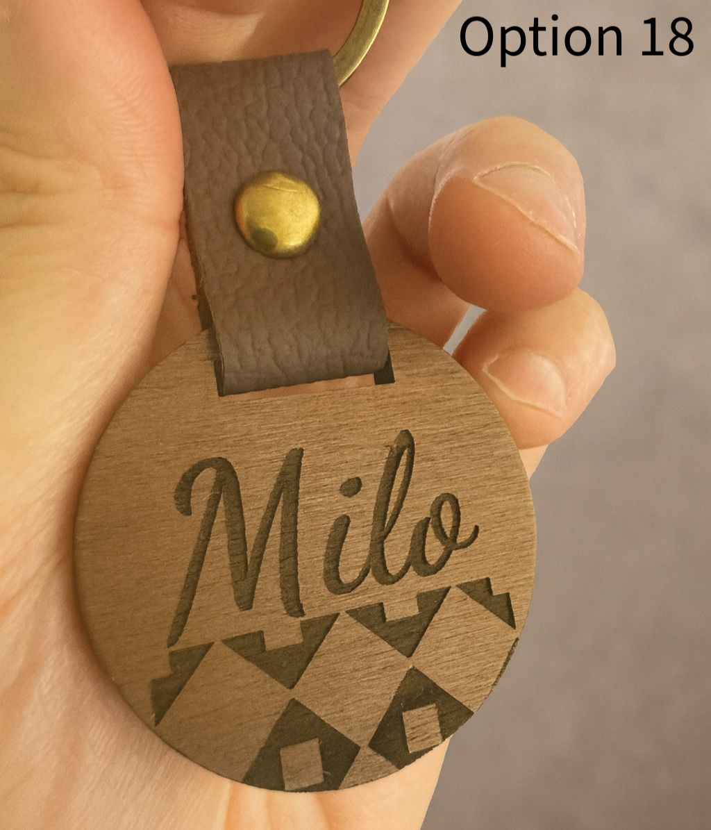 Personalised Wooden Pet Tag