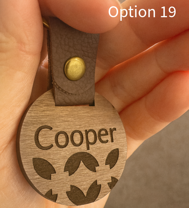 Personalised Wooden Pet Tag