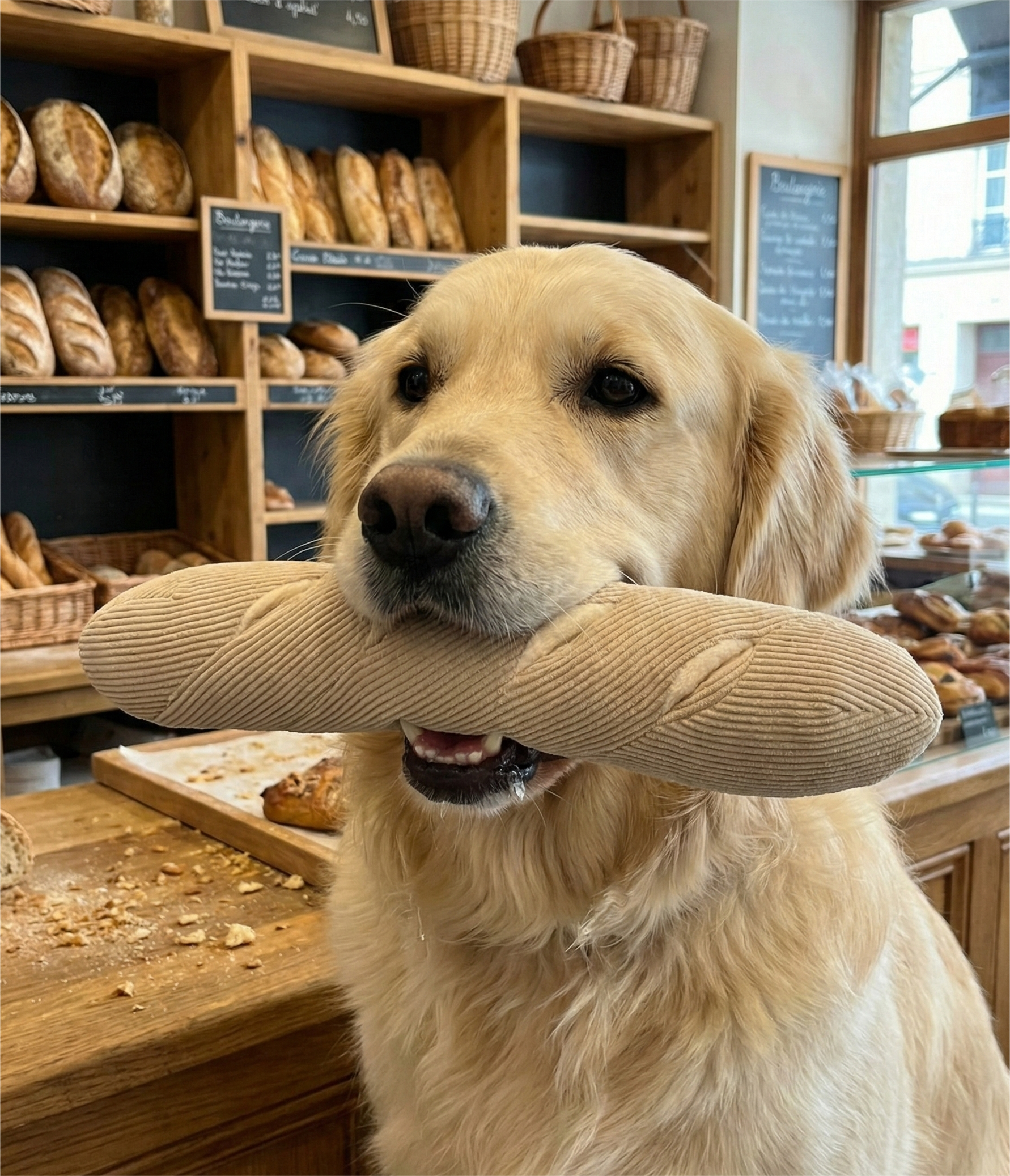 【 塞納河畔的午後 】法式長棍法包藏食玩具