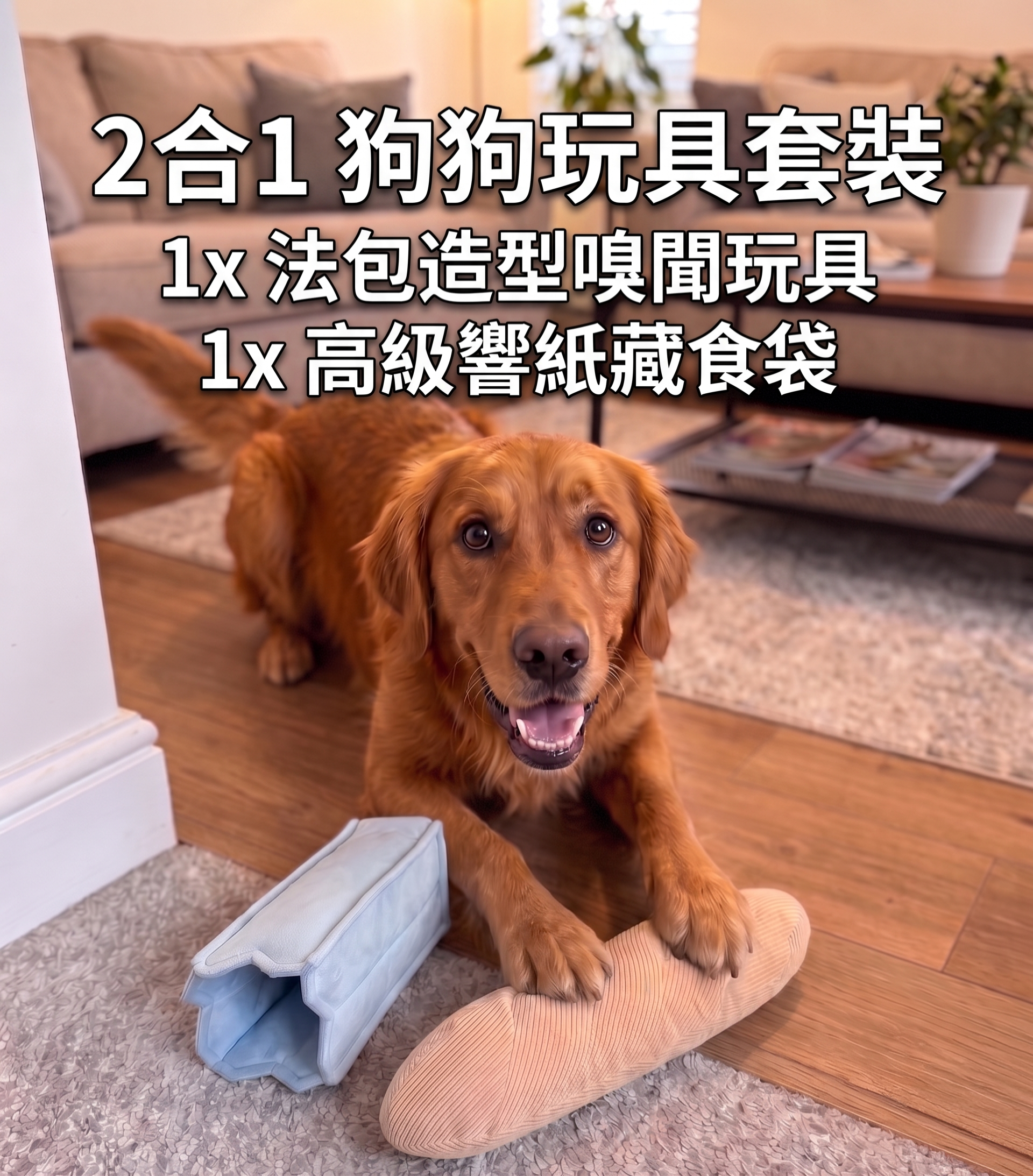 Nordic Café 4 件裝  狗狗嗅聞玩具