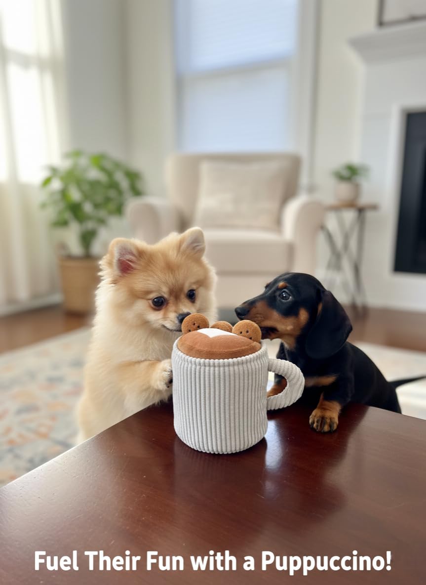 【Puppuccino & Ice Cream Sandwich】咖啡杯 × 雪糕三文治藏食嗅聞玩具組