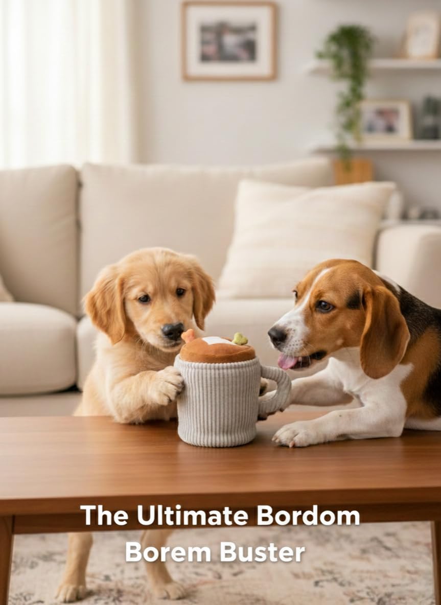 【Puppuccino & Ice Cream Sandwich】咖啡杯 × 雪糕三文治藏食嗅聞玩具組