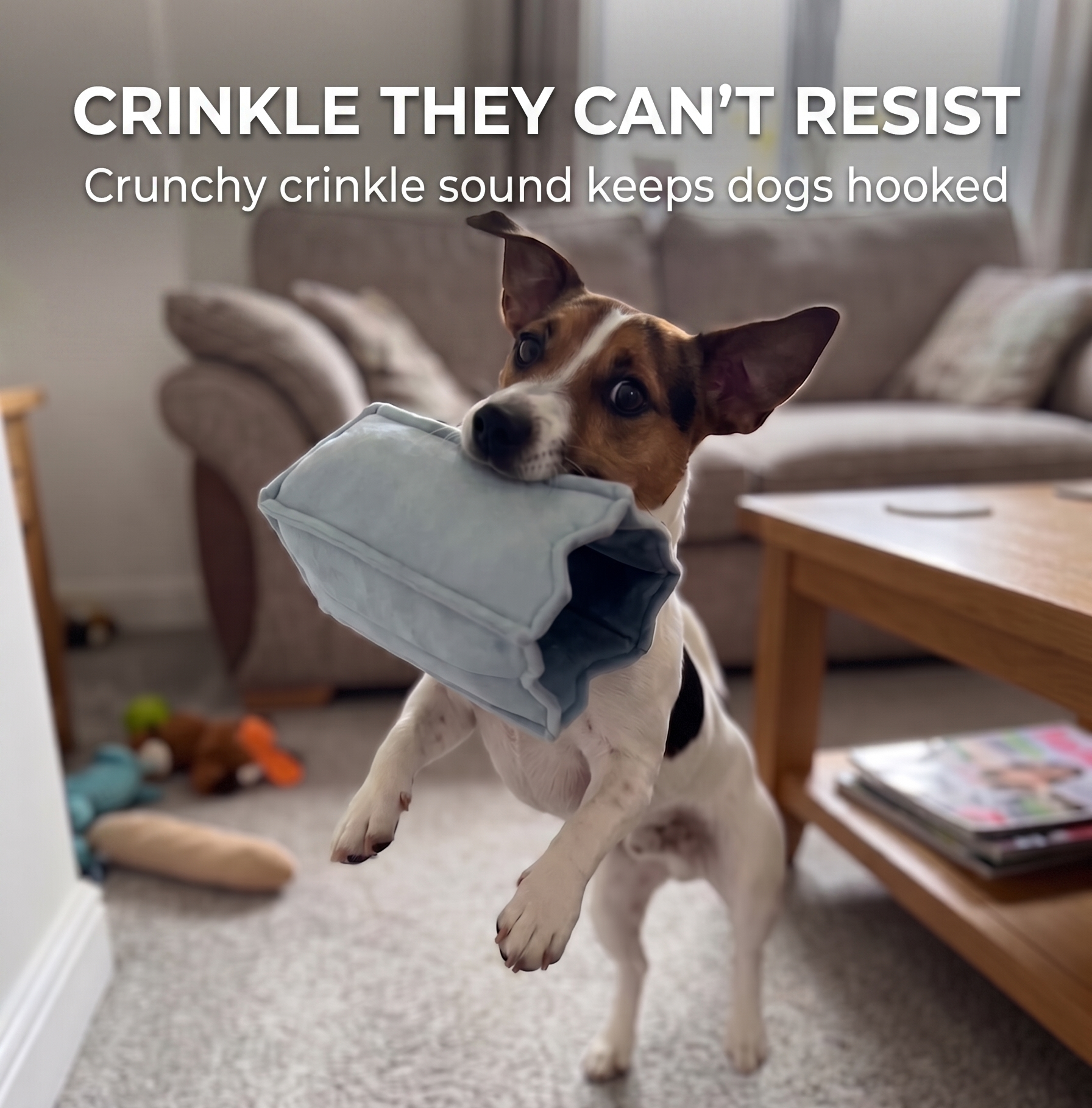 2-in-1 Baguette Buddy — Interactive Snuffle & Enrichment Toy for Dogs