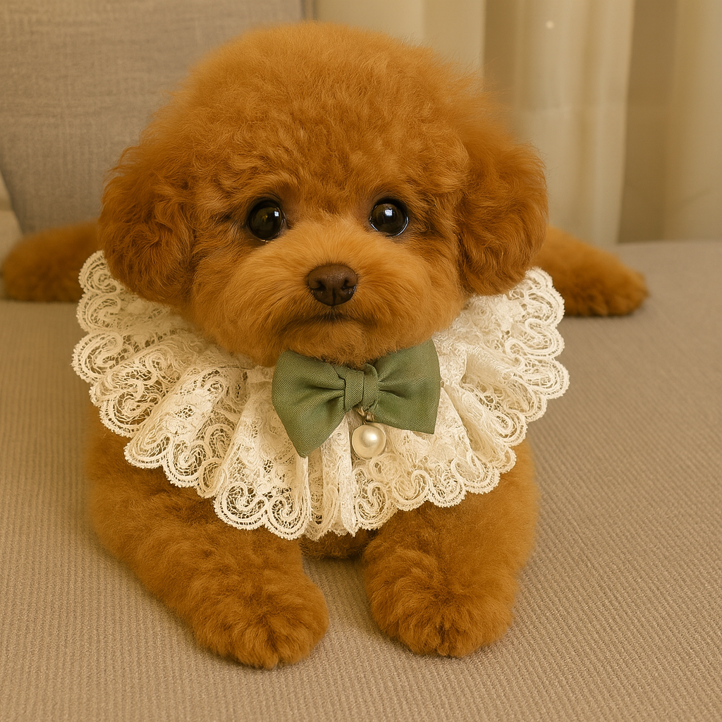 Pearl Ribbon Collar