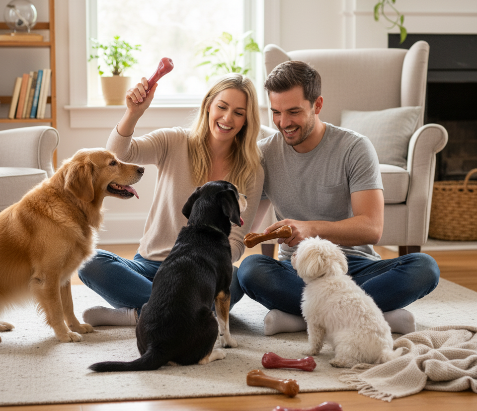 Gourbone Signature Chew Bone – Beef-flavoured