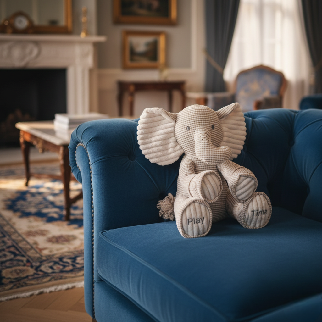 PETLondon - My Sensory Elephant Plush Dog Toy