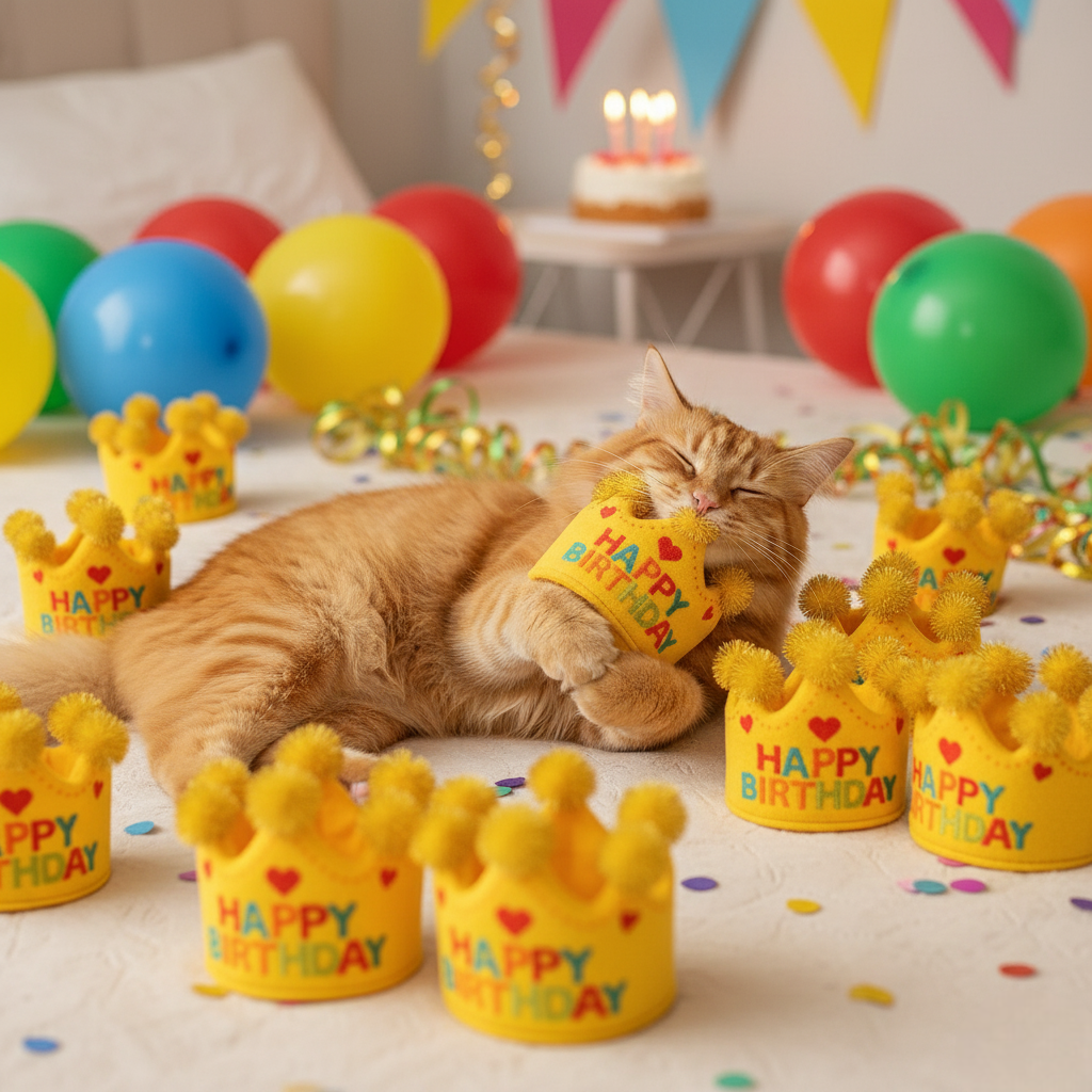 Catnip Birthday Crown