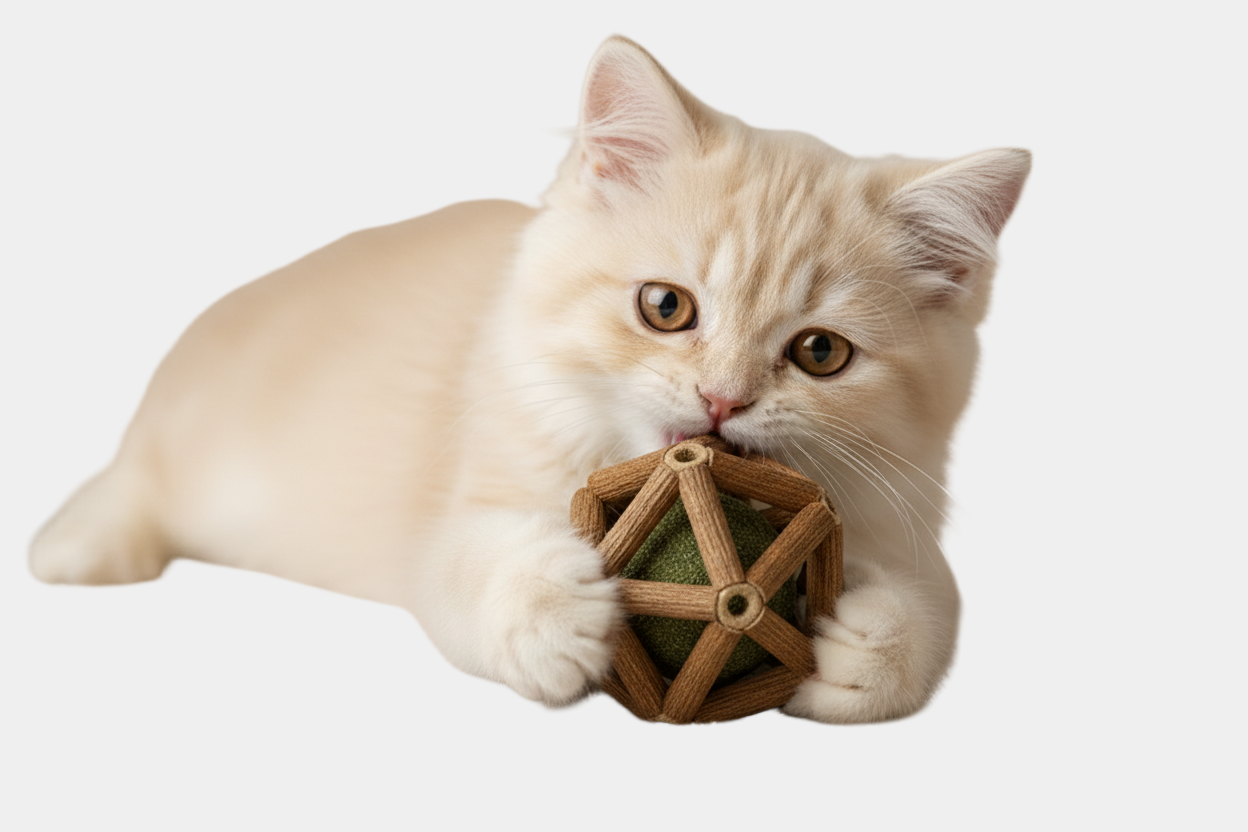 Catnip & Silvervine Play Ball