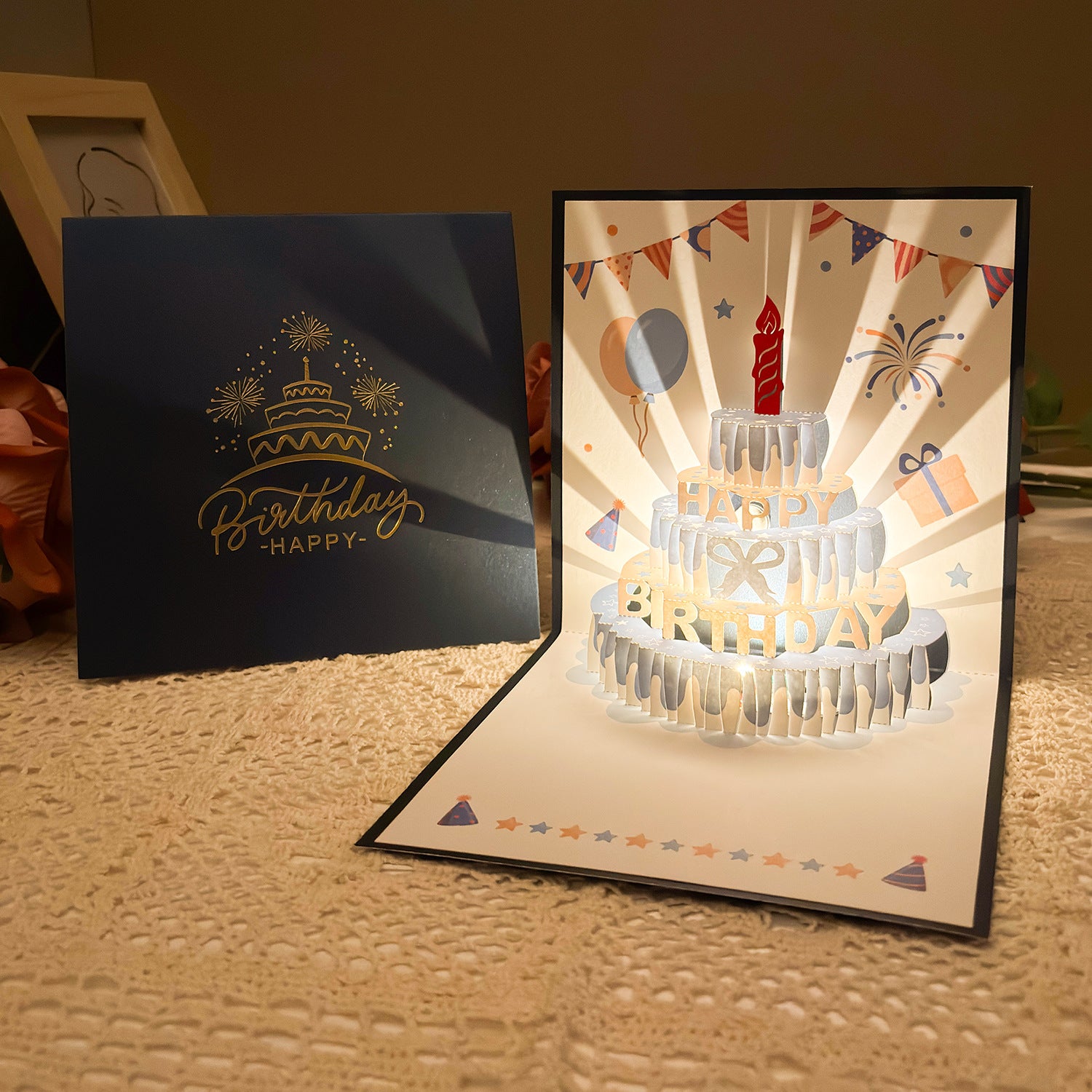 Elegant 3D Celebration Card