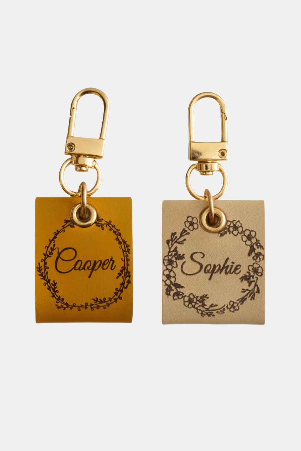 Personalised PU Leather Pet Tag