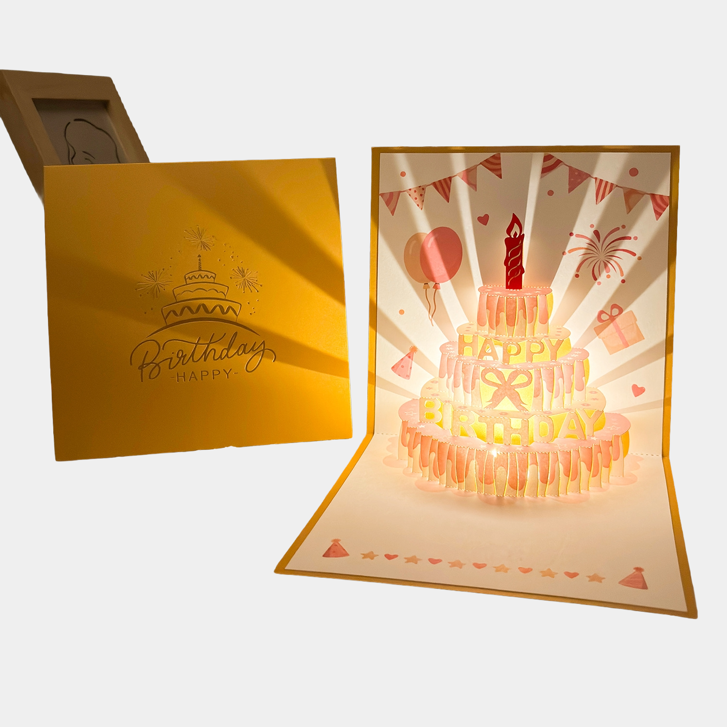 Elegant 3D Celebration Card