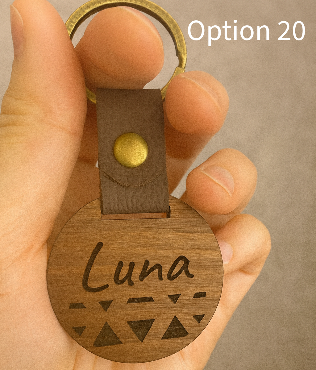 Personalised Wooden Pet Tag