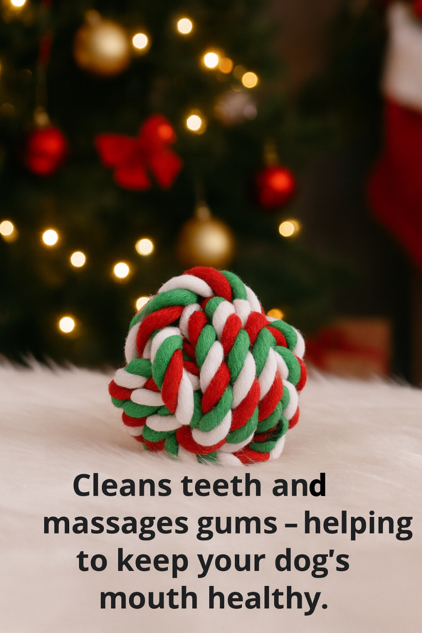 🎄 8-Piece Christmas Dog Toy Bundle