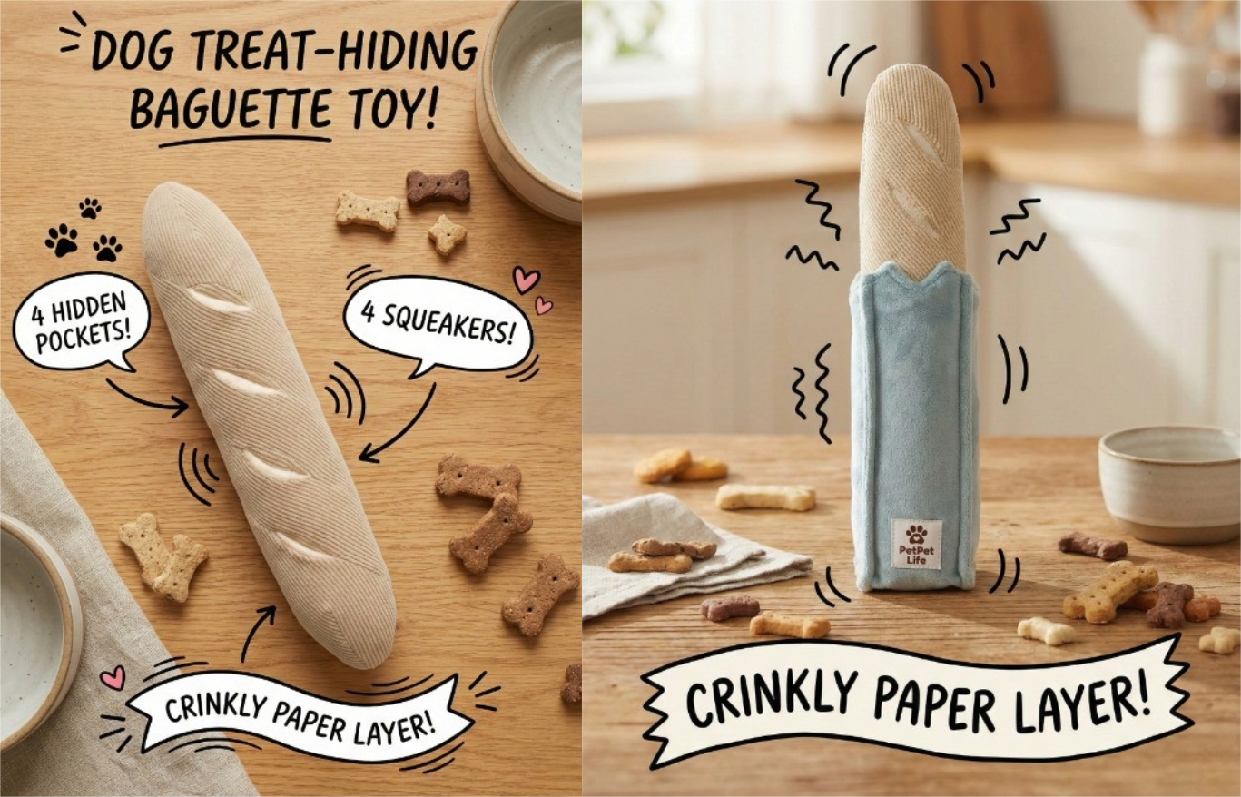 【 塞納河畔的午後 】法式長棍法包藏食玩具