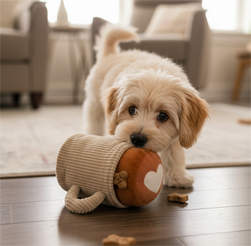【 塞納河畔的午後 】Puppuccino 咖啡藏食玩具