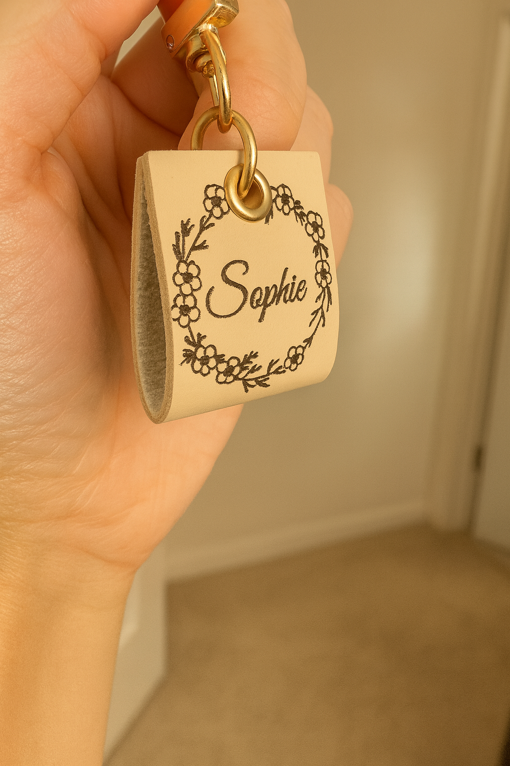 Personalised PU Leather Pet Tag