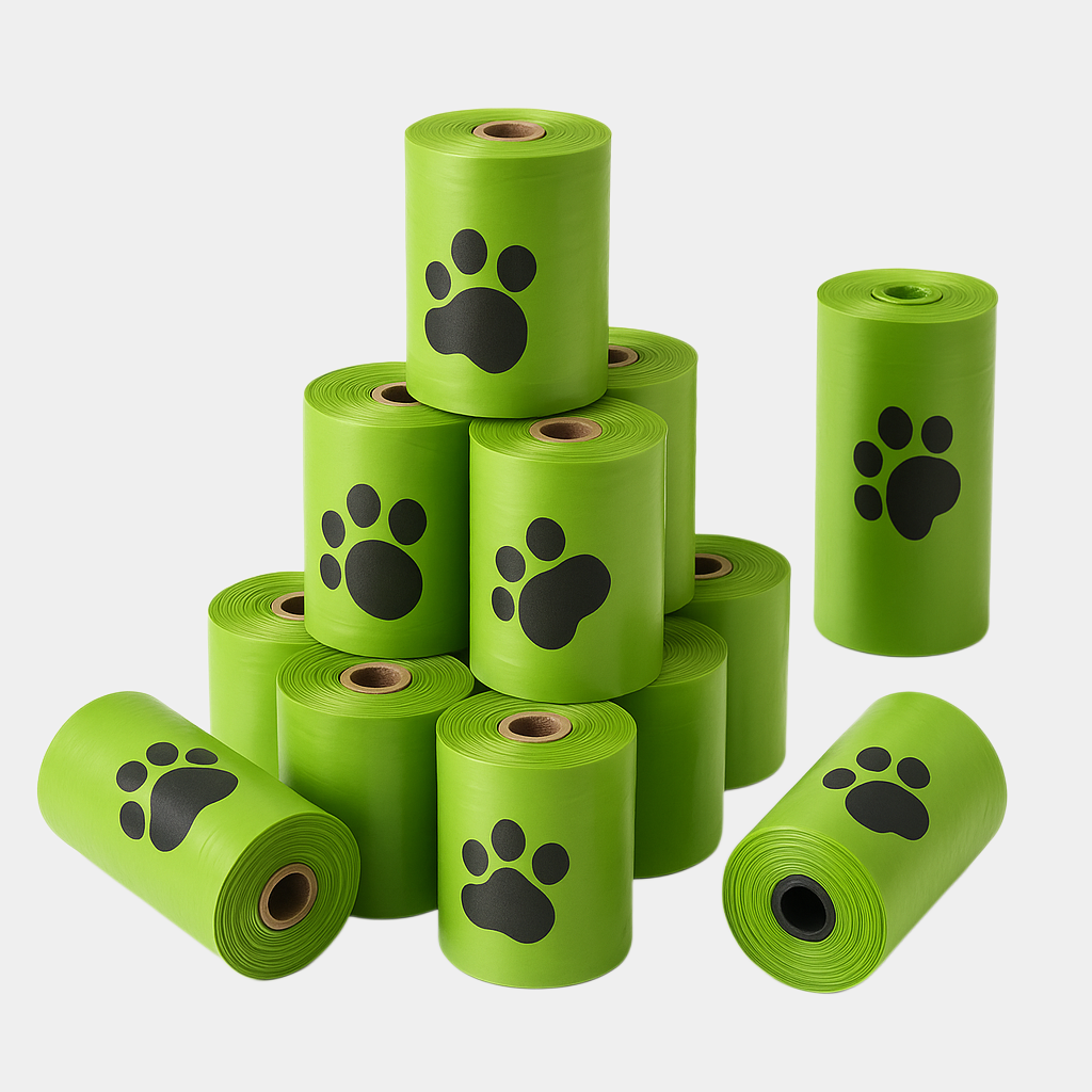 Biodegradable Pet Waste Bags – 10 Rolls (150 Bags)
